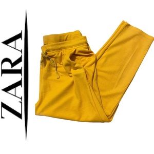 ZARA mustard colored jogger pants size medium